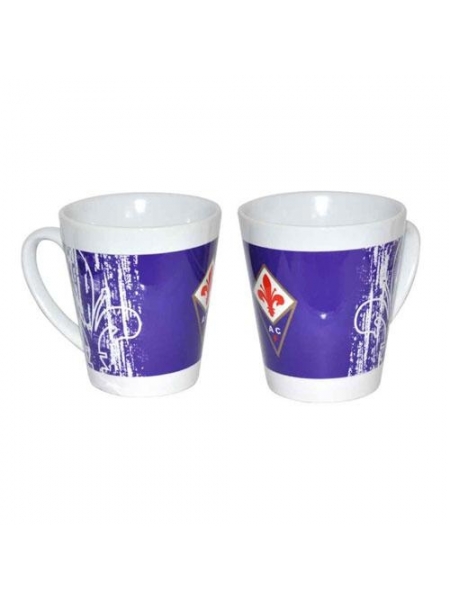 Tazza ceramica conica da collezione ACF Fiorentina